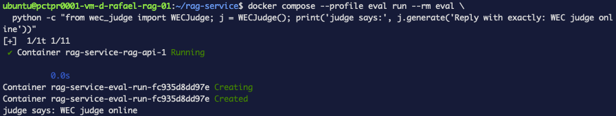 Judge connectivity check from inside the compose network