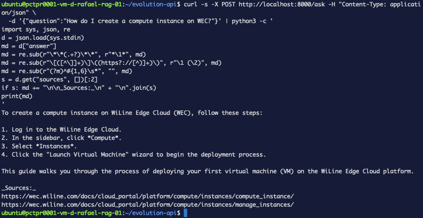 The Markdown-to-WhatsApp formatted answer
